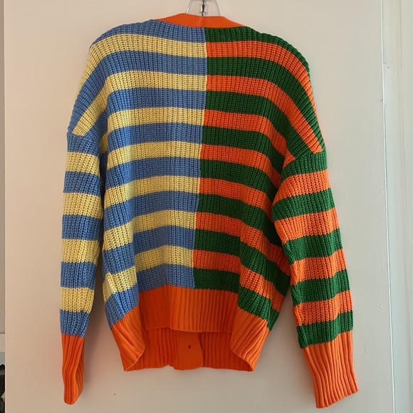 Multicolored funky cardigan - Picture 2 of 2